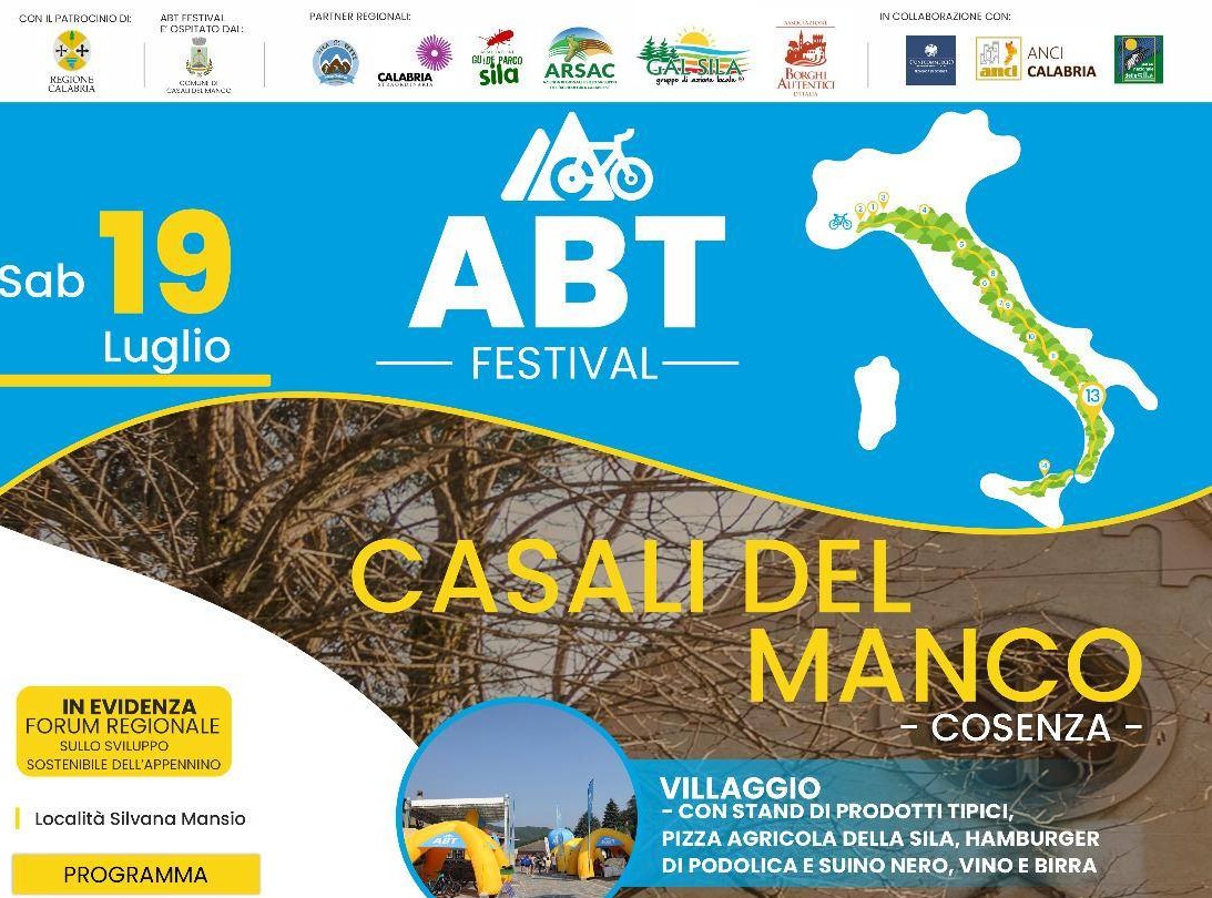 Avviso pubblico – Manifestazione di interesse per la selezione di aziende agricole interessate a partecipare all’allestimento dell’area food durante l’evento ABT Festival Casali del Manco, 19 luglio 2025
